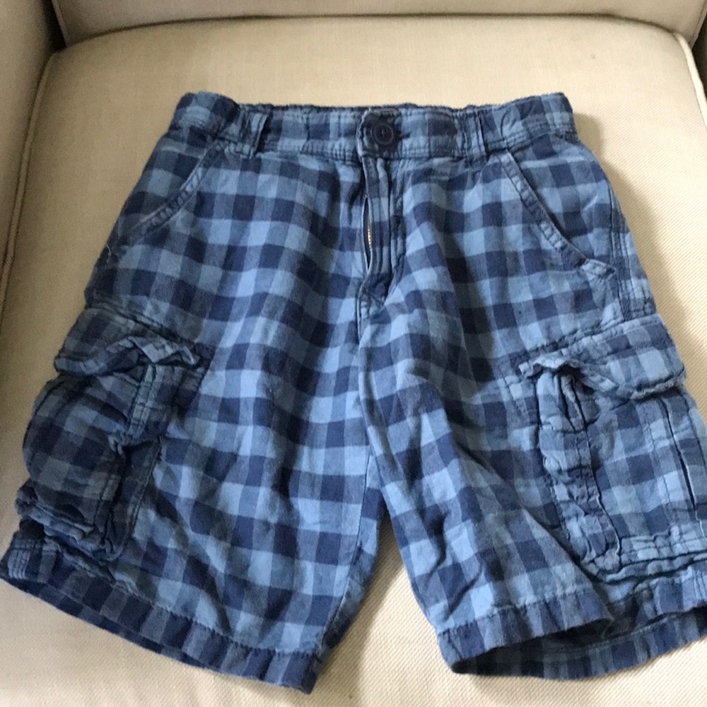 Boys Plaid Gap Shorts